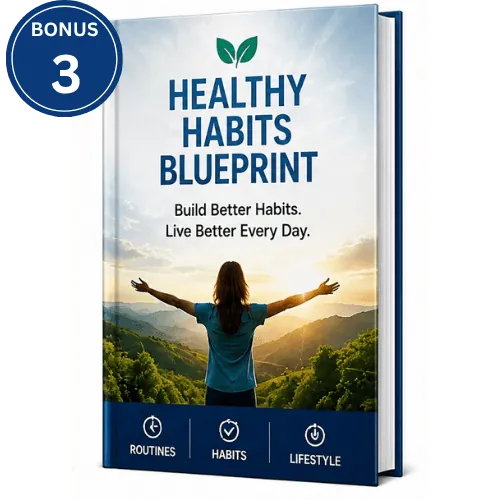 Healthy Habits Blueprint digital bonus ebook cover
