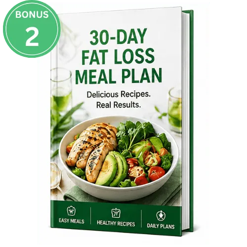 30-Day Fat Loss Meal Plan digital bonus ebook cover